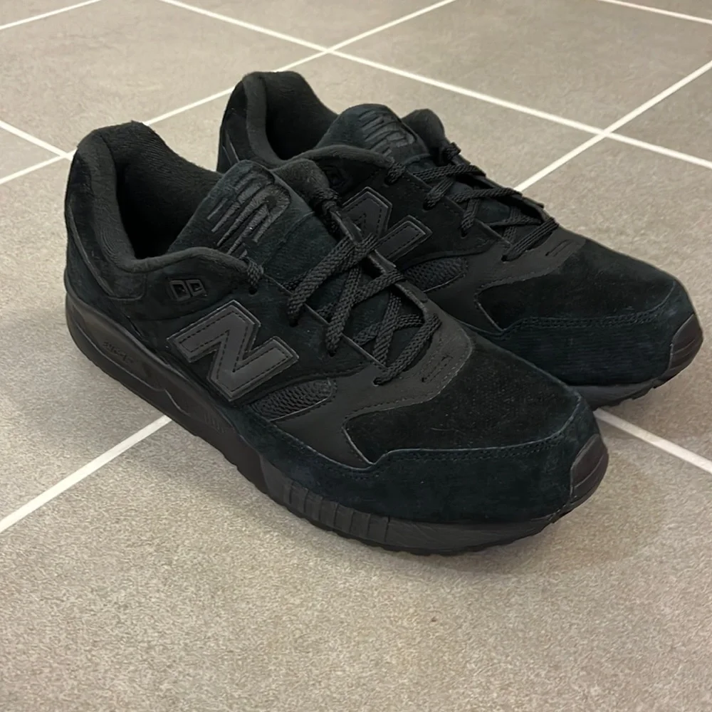 New Balance M530AK 530 shoes sneakers new black suede mens size 12.5